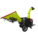 150mm Wood Chipper with Hydraulic Feed, 27hp Petrol Chipper with E-Start BM11066
