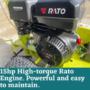 600mm Walk Behind Trencher 15HP Petrol Ditch Digger