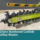 600mm Walk Behind Trencher 15HP Petrol Ditch Digger