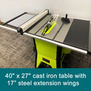 BM10215 2.4HP 10" Table Saw with Laser