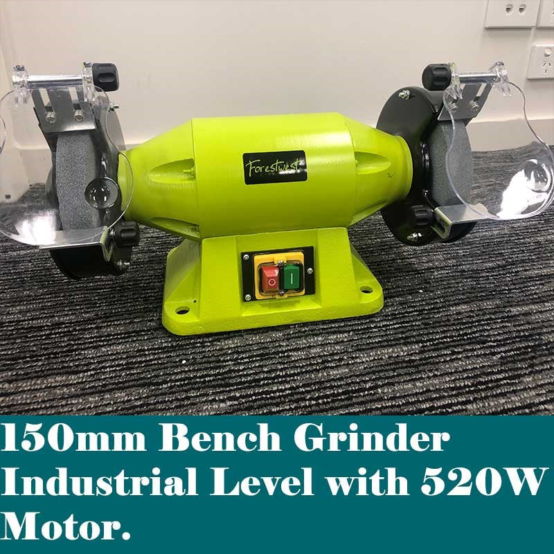 Forestwest, 520W 150mm Industrial Bench Grinder 