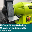 Forestwest, 520W 150mm Industrial Bench Grinder 