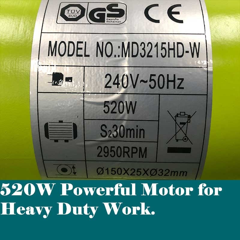 Forestwest, 150mm Bench Grinder with Wire Wheel 520W