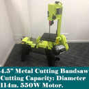 4.5" 550W Metal Cutting Bandsaw