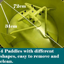 120L 1500W Pan Mortar Mixer Portable Screed Mixer Upgraded 