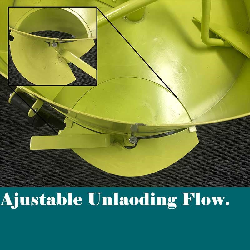 120L 1500W Pan Mortar Mixer Portable Screed Mixer Upgraded 