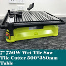 7" Wet Tile Saw 500*380mm Table 