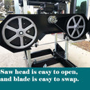 26" Sawmill with B&S 13.5HP Petrol engine with E-starter | Forestwest