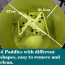 80L 1100W Pan Mortar Mixer Screed Mixer Upgraded 