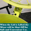 80L 1100W Pan Mortar Mixer Screed Mixer Upgraded 