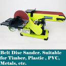 Belt Disc Sander 4x6 inch 375W Sander
