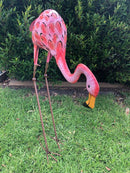 Home Garden Metal Decor Flamingo Bird 