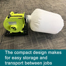 1HP 600CFM Portable Dust Collector
