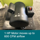 1HP 600CFM Portable Dust Collector