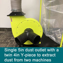 2HP 1790CFM Dust Collector