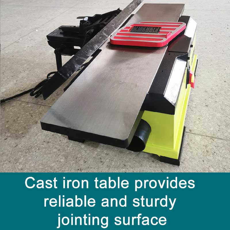 BM10525 6" 2.0HP Cast Iron Jointer with Spiral Blade & Built-in Dust Chute
