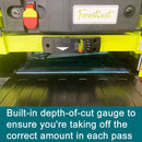 13" 2HP Planer with Built-in Dust Chute & Stock Thickness Indicator