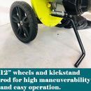 70mm Petrol Wood Chipper Shredder Mulcher 196cc Kohler Engine 