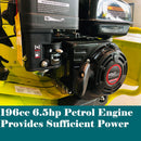 196cc Dual Rotating Tiller Rotary Hoe Commercial Cultivator 