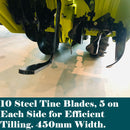 196cc Dual Rotating Tiller Rotary Hoe Commercial Cultivator 