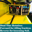 196cc Dual Rotating Tiller Rotary Hoe Commercial Cultivator 