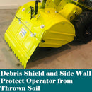 196cc Dual Rotating Tiller Rotary Hoe Commercial Cultivator