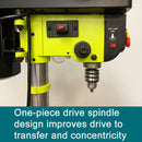 10" Drill Press with LED Light and Laser