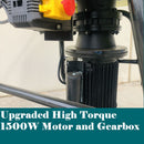 120L 1500W Pan Mortar Mixer Portable Screed Mixer Upgraded 