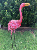 Home Garden Metal Decor Flamingo Bird 